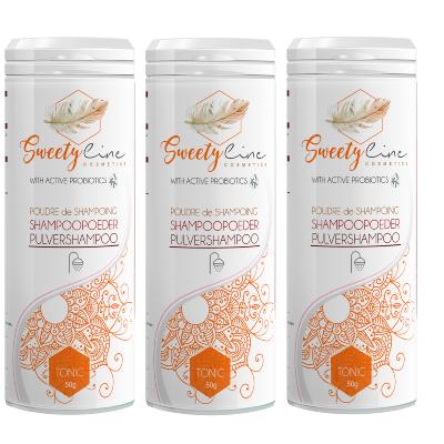SWEETY LINE – Poudre de shampoing aux probiotiques – TRIO PACK - 3x50g.